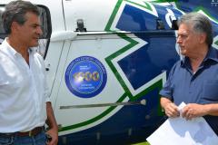 Helicóptero da Rede Paraná Urgência faz voo número 1000