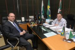 Caputo Neto recebe ministro e discute novos investimentos para o Paraná